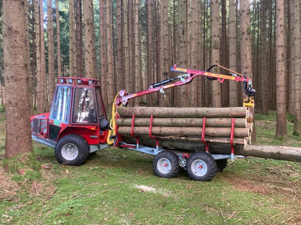 Kranman Bison 8.000 Forwarder Rückezug Forstkran - 2,0to Last SBF in Brockscheid