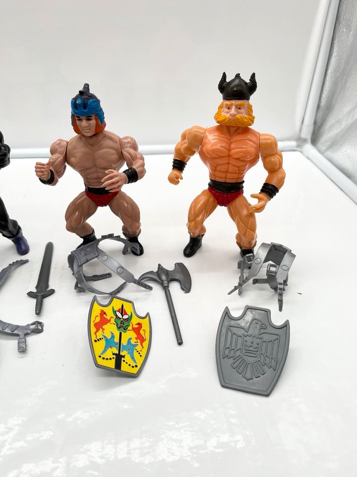 Galaxy Warriors MOTU Vintage Figuren 4 Stück mit Equipment in Filderstadt