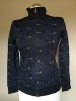 Madonna Sweatjacke schwarz mit blauen Muster Gr.S Bayern - Ebermannstadt Vorschau