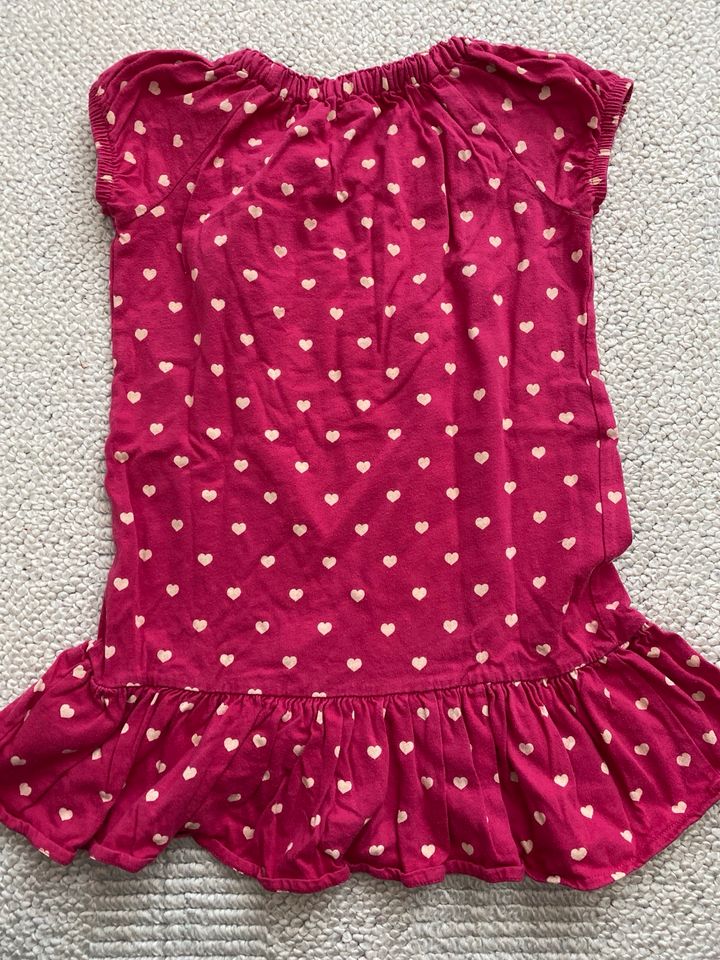 Gap Mädchen Kleid pink Herzen Jersey Baumwolle 98 in Berlin