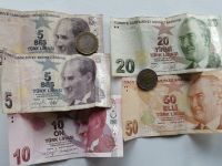 Türkische Lira Geldscheine Geldnoten Banknoten TRY Nordrhein-Westfalen - Kall Vorschau