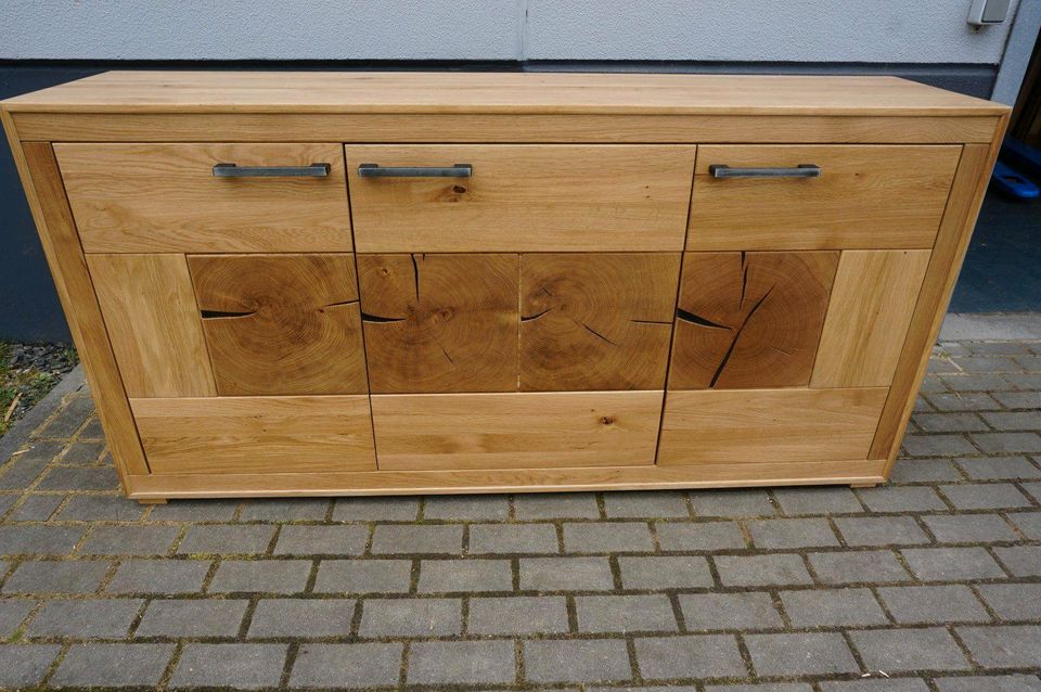 G&K Sideboard I WZ-0315 # Wildeiche massiv # Massiv-Möbel in Alsfeld