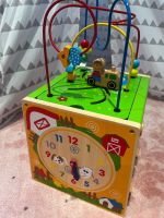 Lernspielzeug aus Holz. Uhr, Zahlen, Geschick + Geschenk dazu! Baden-Württemberg - Dornhan Vorschau