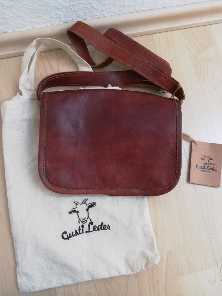 NEU Gusti Handtasche Leder Umhängetasche Handtasche Vintage braun in Leverkusen