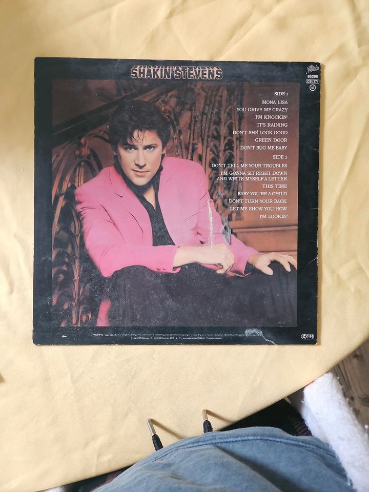 Schallplatten,  Shakin Stevens in Duisburg