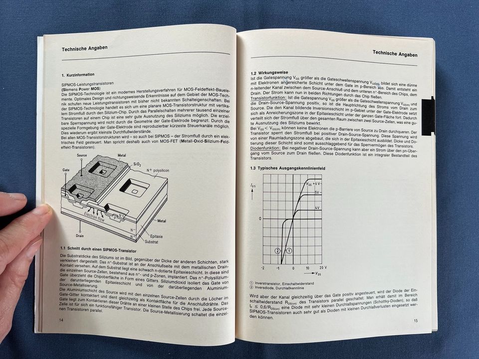 SIEMENS Datenbuch 1983/84 SIPMOS Kleinsignaltransistoren in Bremen