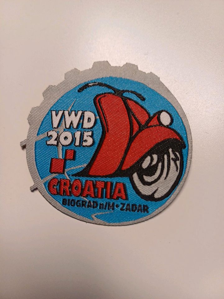 Vespa World Days Patch und Schlüsselanhänger 2015 Kroatien in Rosenheim