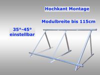 Solarmodul Halterung Aufständerung Hochkantmontage inkl. Versand Sachsen - Oberschöna Vorschau