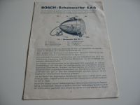 Anleitung Schaltbild Bosch-Scheinwerfer EAS Motorrad BMW NSU Bayern - Sulzheim Vorschau