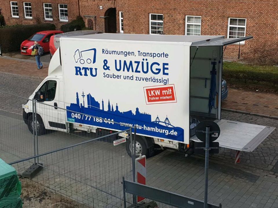 Lkw mit Fahrer mieten -- Hamburg nach Berlin zum Festpreis in Hamburg