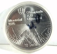 Kanada10 Dollar 1976 Olympiade 1976 Montreal - Hockey Silber Niedersachsen - Leiferde Vorschau