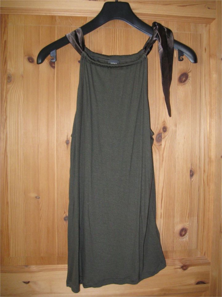 Mexx Top khaki Gr.M long 100%Viskose, leicht Sommer Party in Berlin