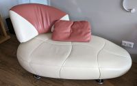 Leolux Sofa/ Ottomane, Leder beige/hellbraun, gut erhalten Rostock - Stadtmitte Vorschau