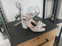 Esprit Sandalen weiß mit Absatz Baden-Württemberg - Crailsheim Vorschau