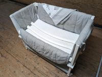 Babybett in weiß grau 90x40cm Niedersachsen - Bomlitz Vorschau