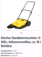Kärcher Hand- Kehrmaschine, Besenwagen Niedersachsen - Schwanewede Vorschau