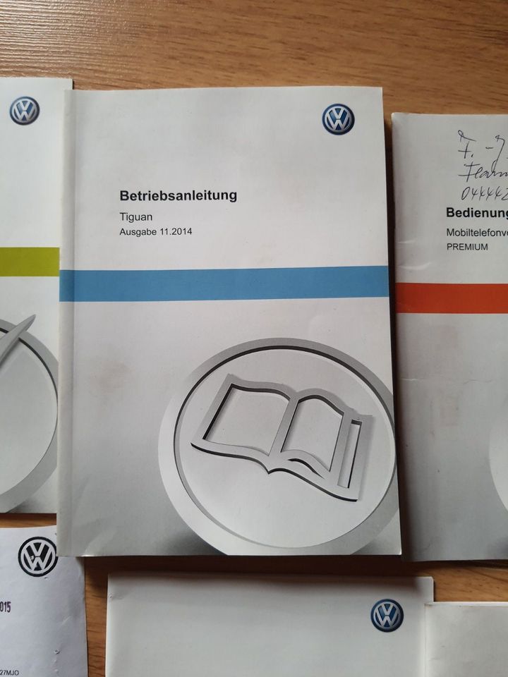 VW Tiguan Bedienungsanleitung Serviceheft Bordmappe in Niedersachsen -  Goldenstedt, Ersatz- & Reparaturteile