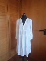 TOM TAILOR Sommerkleid creme-weiß 100% Viskose Gr. 36 / S Baden-Württemberg - Tettnang Vorschau