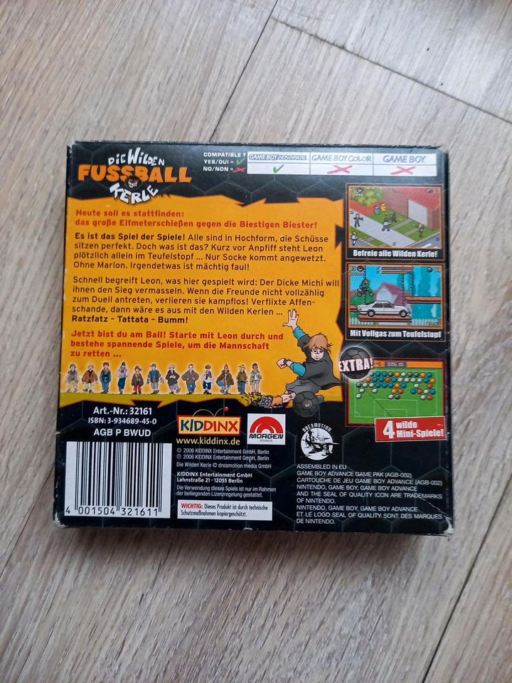 Gameboy Advance - Spiel "Die wilden Fußballkerle" in Linden