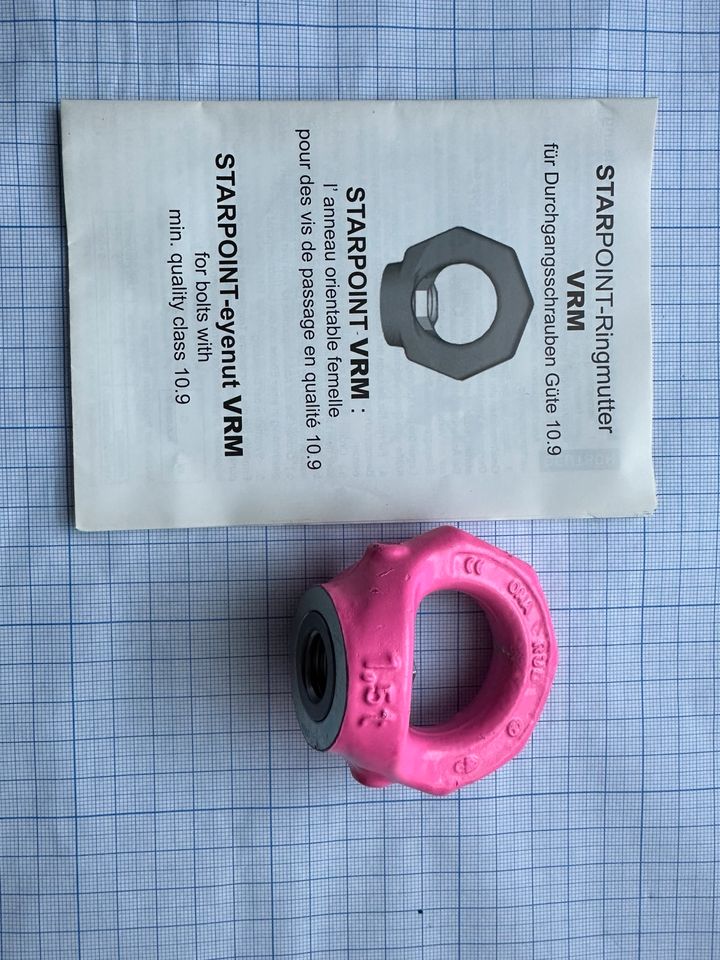 Ringmutter STARPOINT VRM M16, Augenschraube, Ringschraube in Bad Laer
