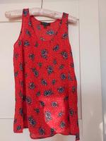 Rotes gemustertes Top / Bluse / Blumen / Punkte / Primark / 36 Leipzig - Leipzig, Südvorstadt Vorschau