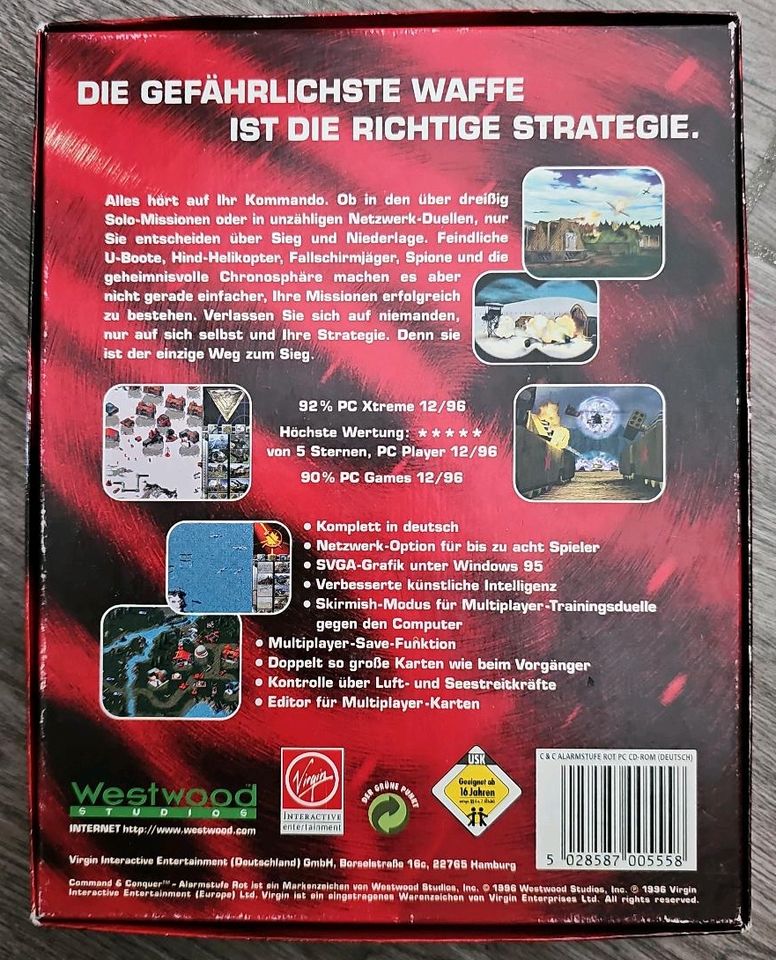 Command &Conquer  Teil 2 Alarmstufe Rot PC Spiel in Umpferstedt