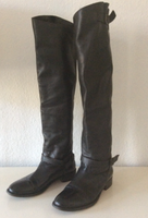 ♛ Belstaff Overknees Stiefel Leder Schwarz Jordan antique black Altona - Hamburg Blankenese Vorschau