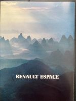 Prospekt Renault Espace von 05/1991 Nordrhein-Westfalen - Mettmann Vorschau
