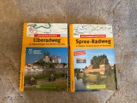 Elberadweg & Spree-Radweg Bruckman Radführer Radwanderkarte Sachsen - Bannewitz Vorschau