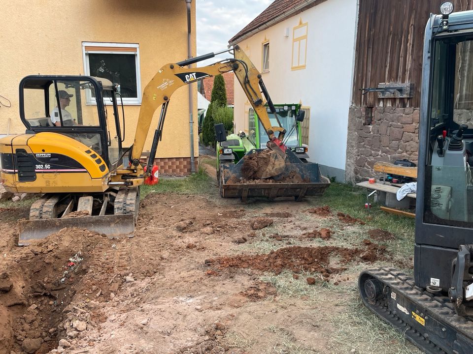 Baggerarbeiten Erdarbeiten Entsorgung Gartengestaltung in Lauterbach (Hessen)