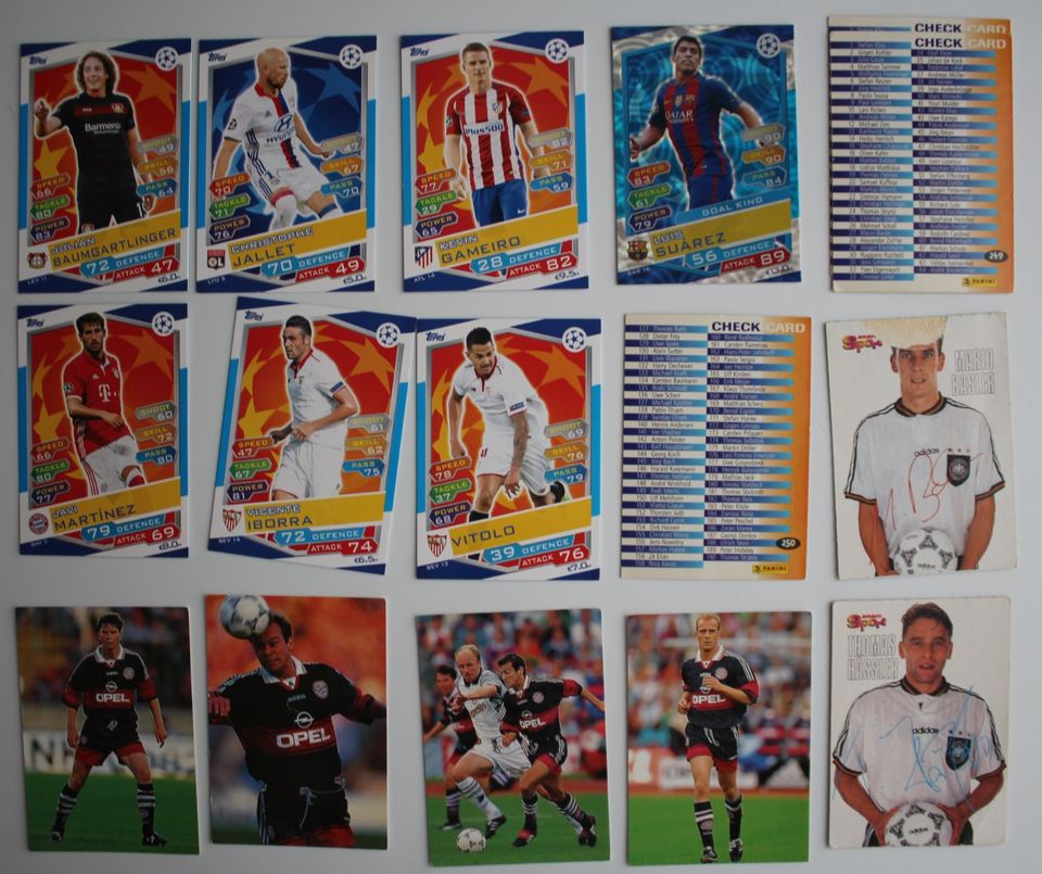 Fussball Karten + Sticker Panini: Bundesliga France WM 1998 2018 in Berlin