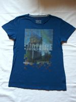 Esprit, T-Shirt, blau mit Druckmotiv, Gr. M, slim fit Innenstadt - Köln Altstadt Vorschau