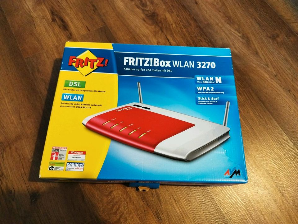 FritzBox WLAN 3270 DSL Router DSL Modem in Chemnitz