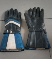 Handschuhe Leder Motorrad gebraucht Gr. 9,5 schwarz, blau, weiß Baden-Württemberg - Geislingen Vorschau