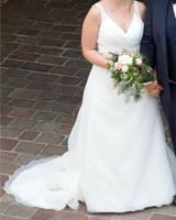 Hochzeitskleid A-Linie „Kleemeier“ Gr.40 Bayern - Augsburg Vorschau