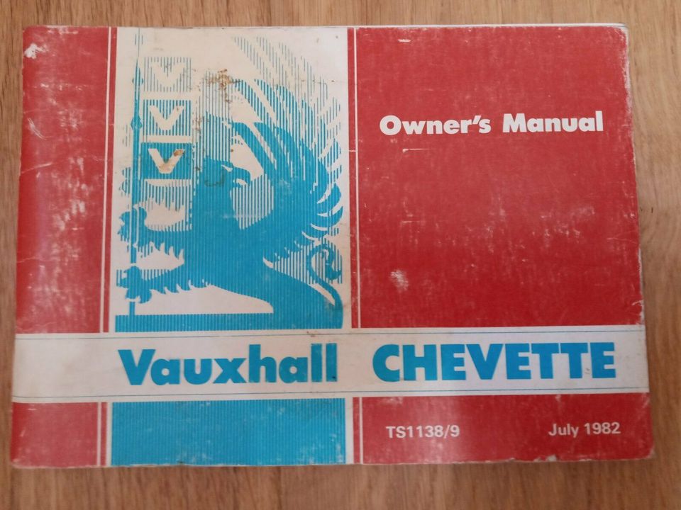 Vauxhall Chevette, Owners Manual, Betriebsanleitung in Scharnebeck