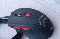 PC Gaming-Mouse-Trust Ziva in rot/schwarz+rote Beleuchtung Nordrhein-Westfalen - Borken Vorschau