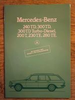 Mercedes W 123 T Modell Prospekt 1982 Nordrhein-Westfalen - Gevelsberg Vorschau