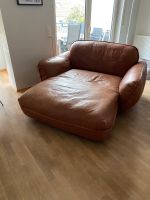 Gemütlicher Sofa 2 Sitzer aus Leder mit Beinauflage Bayern - Hallstadt Vorschau