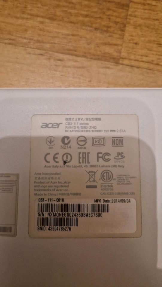 Acer Chromebook 11 (Notebook, Laptop) in Bebra