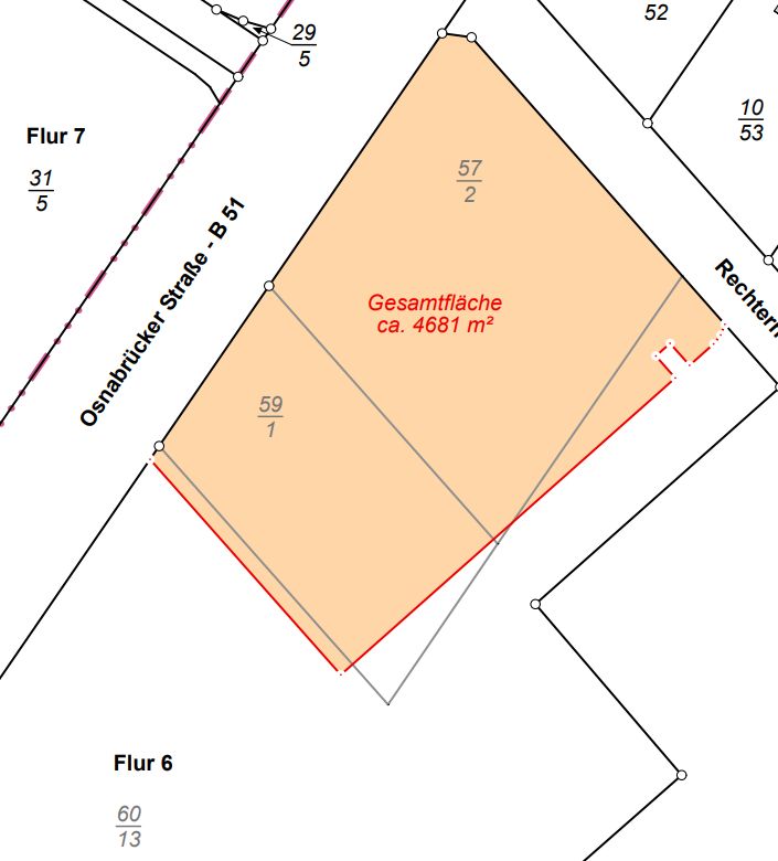 Gewerbegrundstück in Barnstorf 4.681 m² in Barnstorf