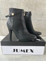 Schwarze Stiefeletten Lederimitat, Gr. 36 Bayern - Fürstenzell Vorschau