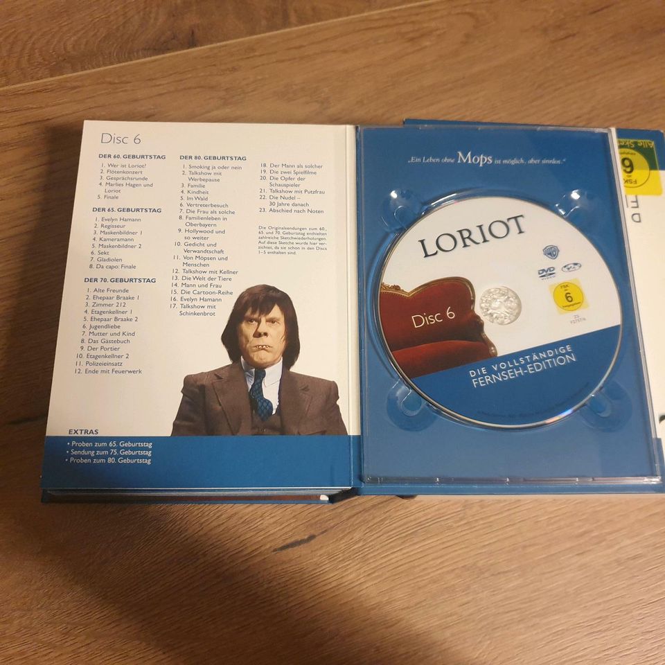 Loriot DVD Box - Die vollständige Fernseh-Edition auf 6 DVDs in Warstein