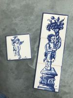 Portugiesische Fliesen Azulejos Engel Blau Weiß handgemalt Bayern - Berg Vorschau