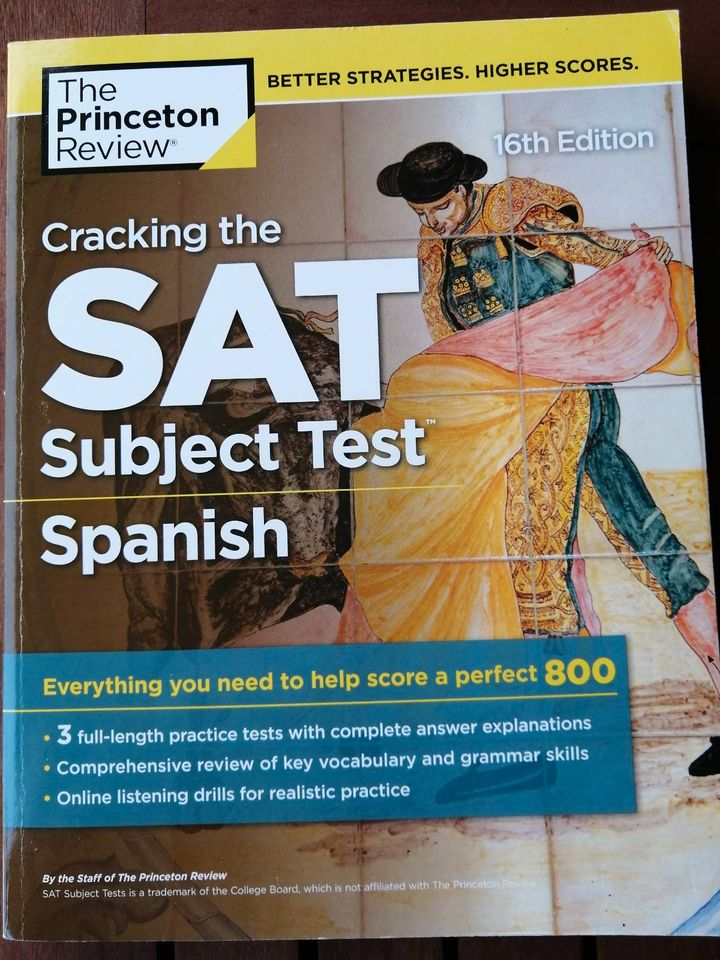 Cracking the SAT Subject Test in Spanish, 16th Edition in Paderborn