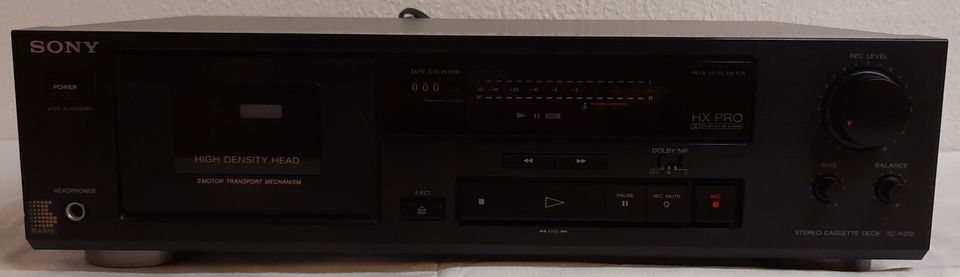 Sony TC-K370 Dolby HX PRO Stereo Kassetten Tapedeck in Neustadt an der Weinstraße