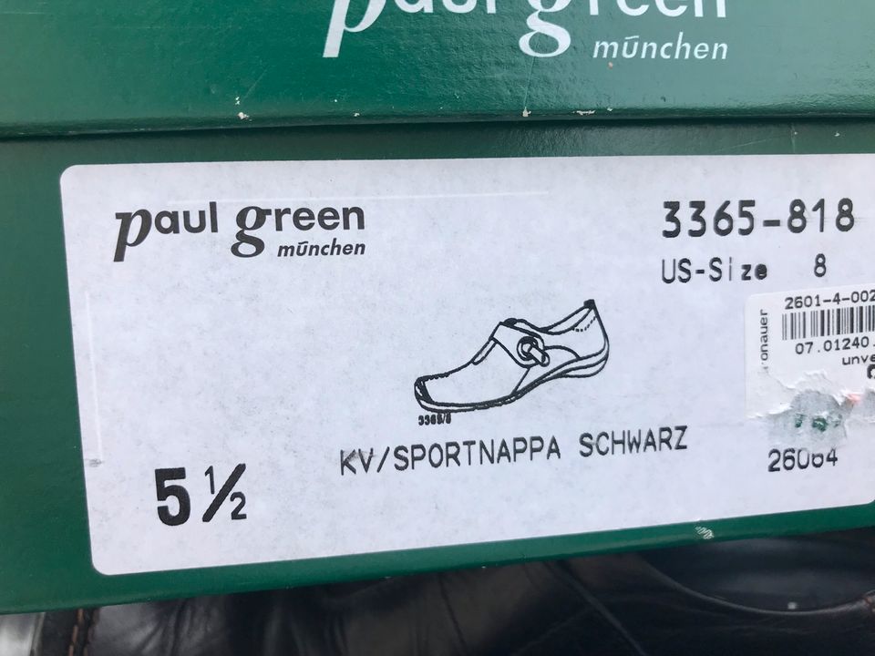 PAUL GREEN Damen Slipper Gr. 38 Gr. 5 1/2 Leder Halb-Schuhe in Brücken (Pfalz)