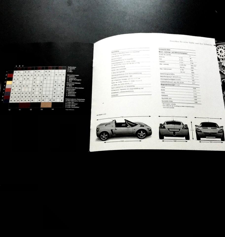 OPEL SPEEDSTER ORIG. 2001 PROMO MAG! Lotus Elise Vauxhall Ford in Berlin