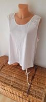 Sure XXL  46 Shirt TOp Spitze ärmellos ivory weiss Thüringen - Kahla Vorschau