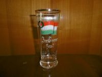 antikes Glas Bierglas Patriotika 1. Weltkrieg WK Fahne Sachsen - Roßwein Vorschau